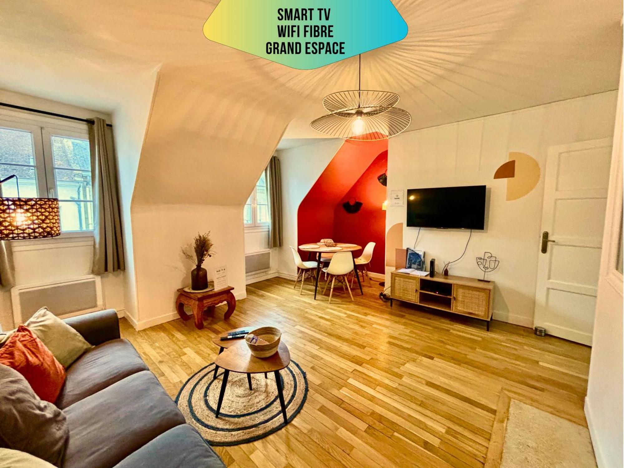 Le Corneille - Ideal Pros & Couples - Centre Historique - Chateau 5Min - Gare 10Min - Au Calme - Fibre 贡比涅 外观 照片