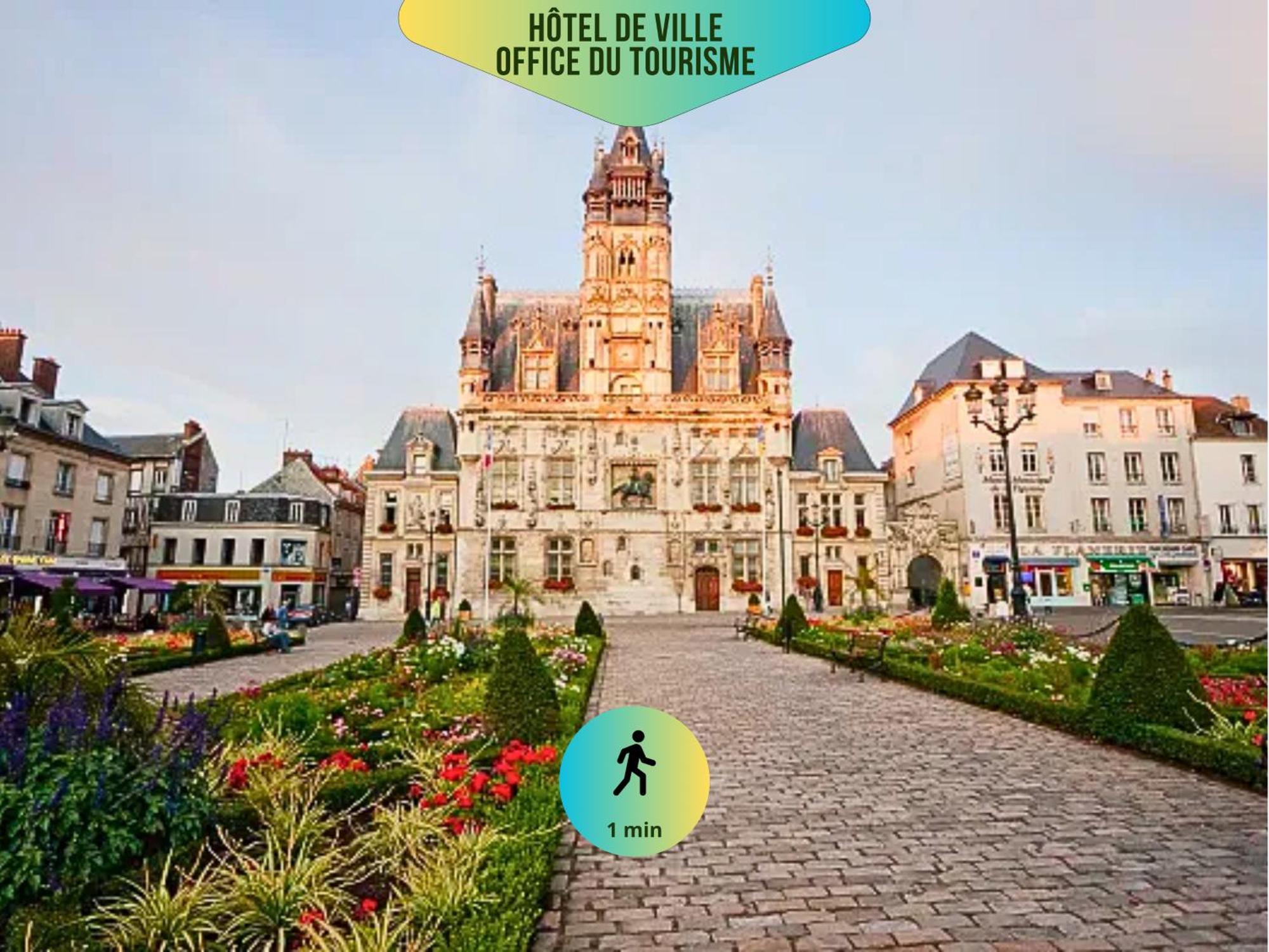 Le Corneille - Ideal Pros & Couples - Centre Historique - Chateau 5Min - Gare 10Min - Au Calme - Fibre 贡比涅 外观 照片